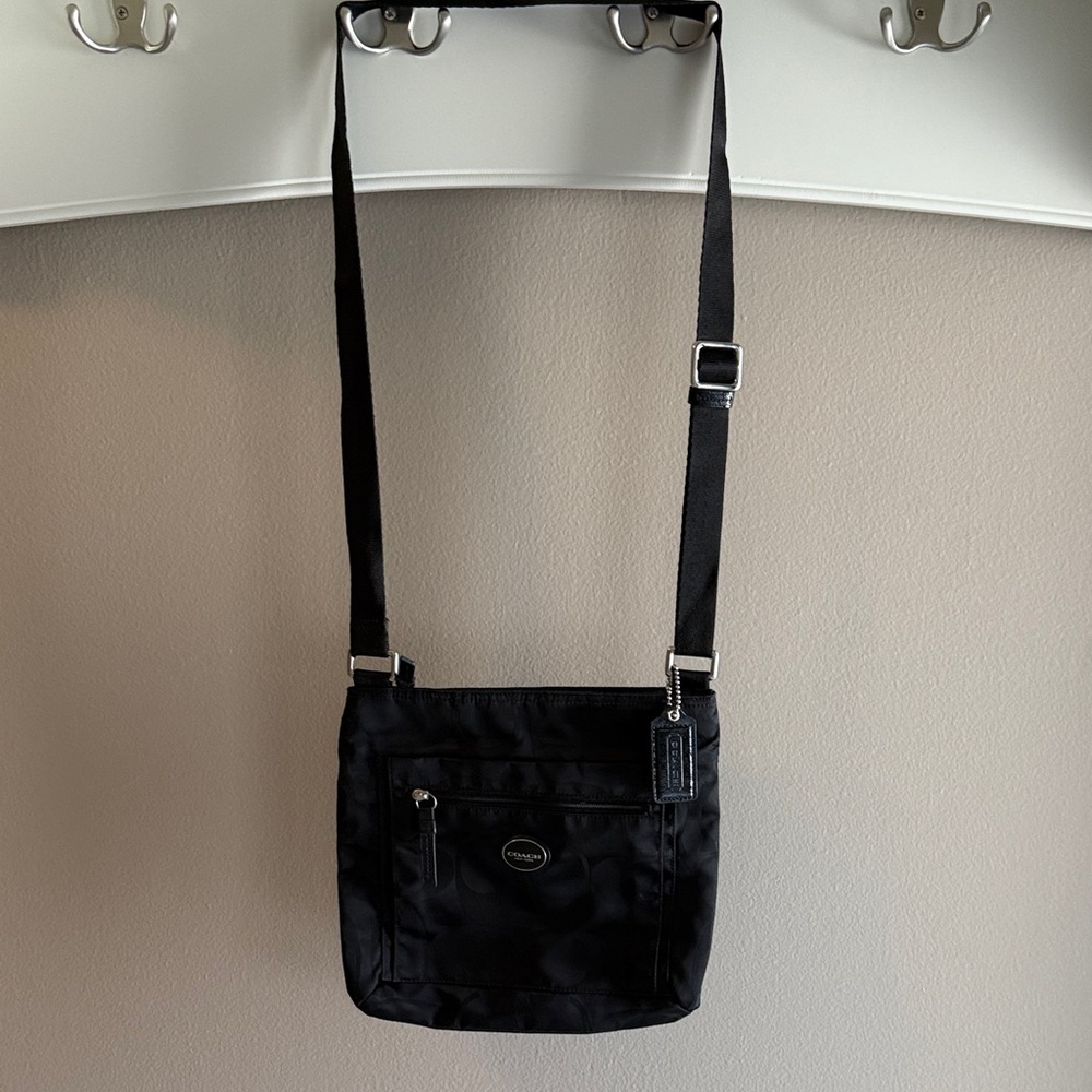 Coach Black Messenger Bag